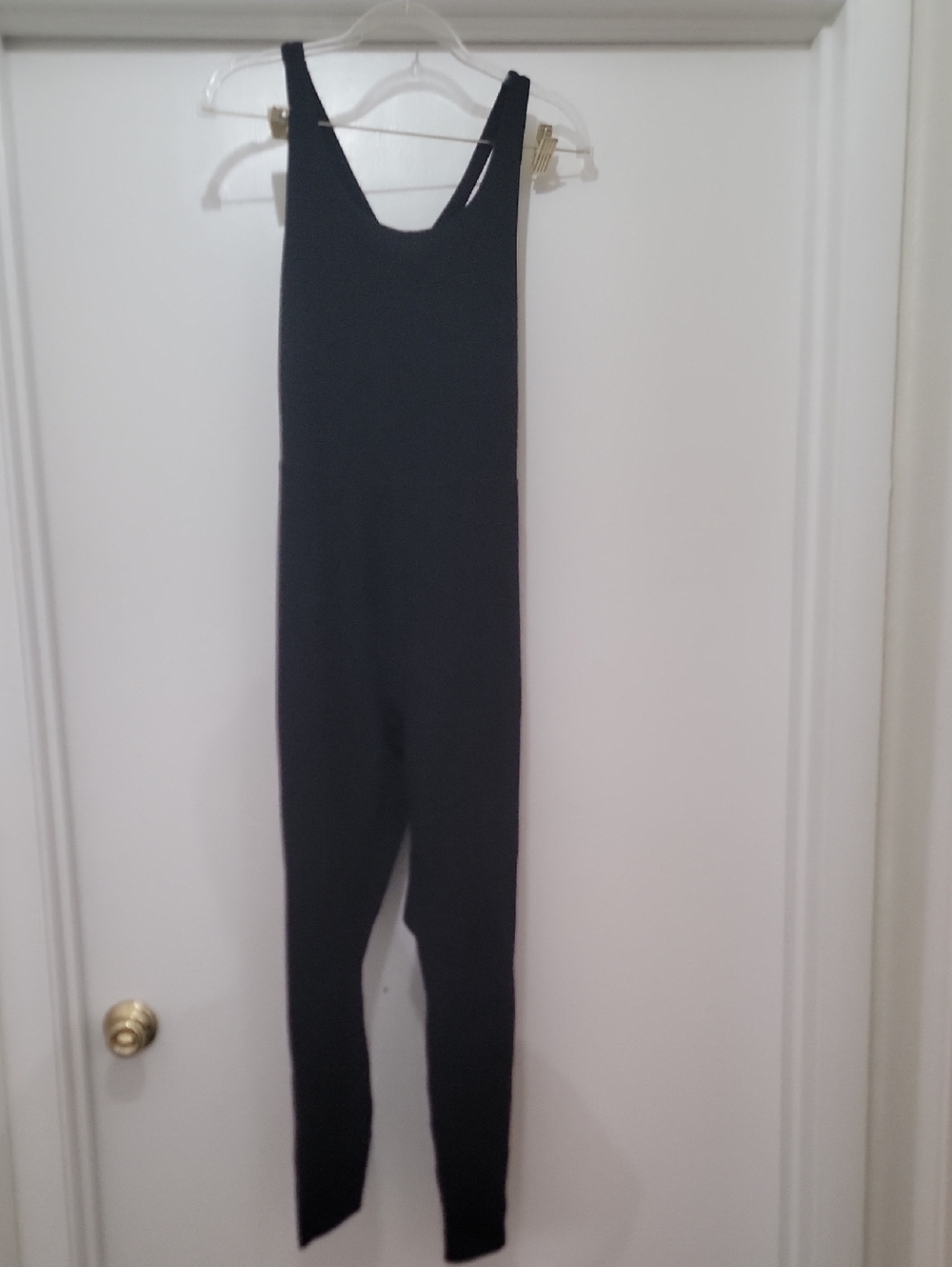 Fabletics Black Slim Stretch Jumpsuit - Women